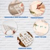 Patemby 50PCS Calligraphy Stencil Template Kit - 4 Inch and
