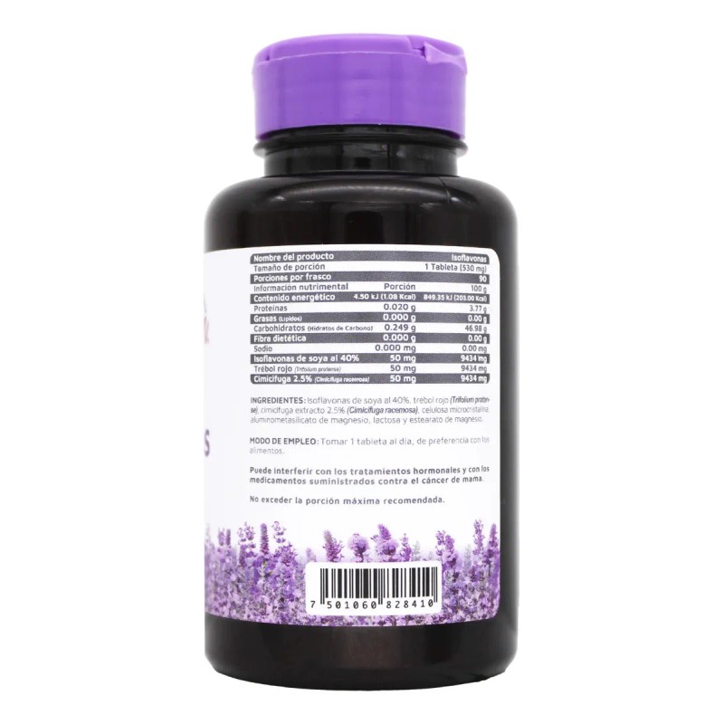 Isoflavonas Tabs 530mg Vidanat Sabor