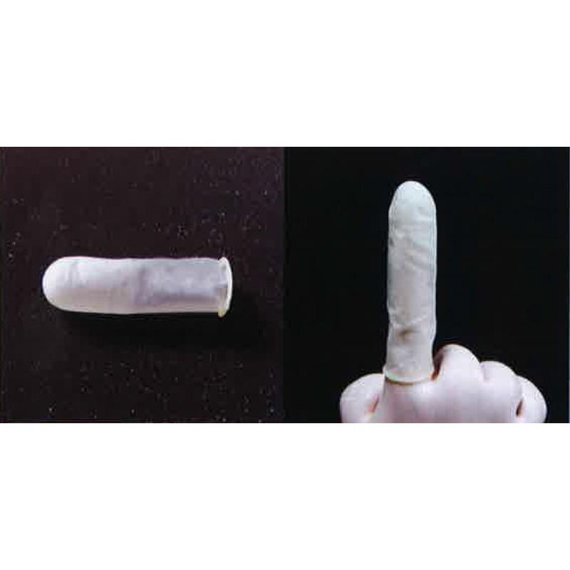 Funabori Rubber Pearl Natural Rubber Thin Finger Sack, 6-A, Extra