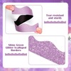 Qeeenar 24 Pcs Light Purple Glitter Magnetic Borders for Classroom