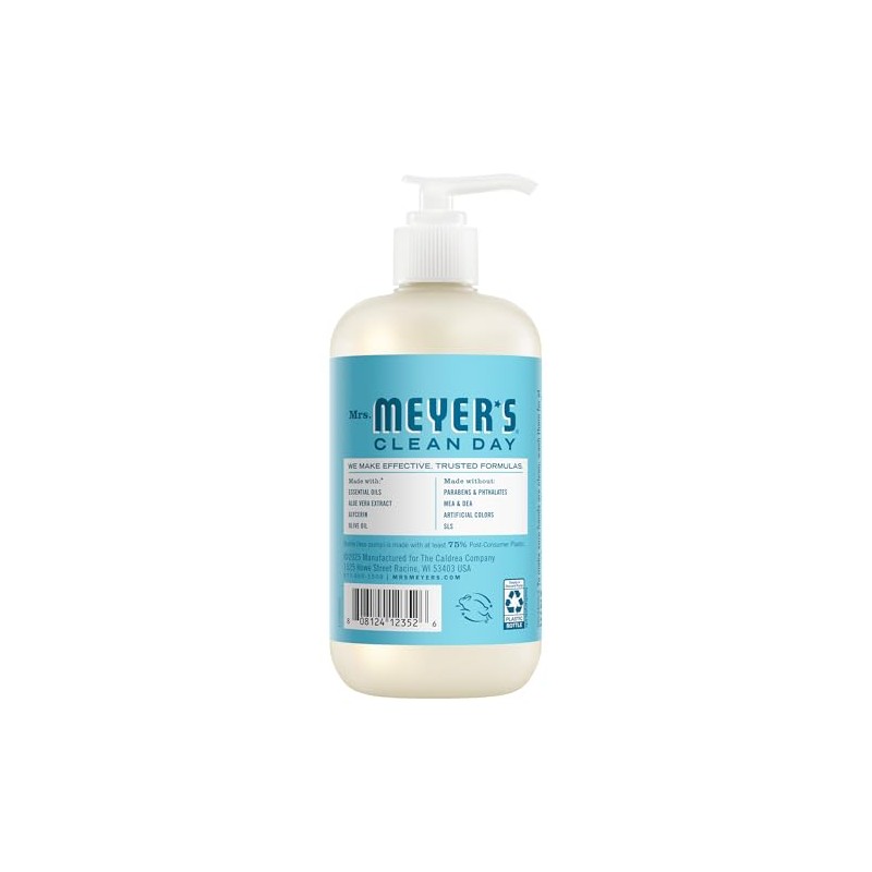 Mrs. MEYER'S CLEAN DAY Liquid Hand Soap, Dewdrop Scent, 12.5