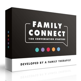 Do You Really Know Your Family Game - 100 tarjetas de conversación familiar para niños y adultos - Desarrolladas por un terapeuta con licencia - Divertido juego de cartas - Tarjetas de punto de