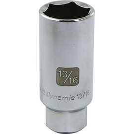 Dynamic Tools 3/8-Inch Drive 13/16-Inch Spark Plug Socket
