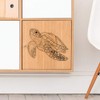 'Sea Turtle' Clear Sticker Decal – Waterproof Film for Windows,