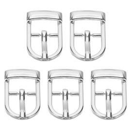 PATIKIL Single Prong Buckle, 5 Pcs 0.5 Inch Adjustable Metal Roller Buckle Belt Buckles for Bags DIY Crafts Purse Straps Shoe Belts Making Accessories, Silver Tone