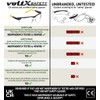 voltX GT ADJUSTABLE (2020 model) Safety Glasses (Clear Lens), UKCA