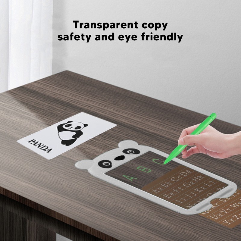 LCD Writing Tablet Pressure Sensing Portable Safe Transparent Children Colorful