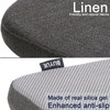 BUYUE Linen Magnetic Bar Stool Cushion, 1 Piece, Improved Non-Slip