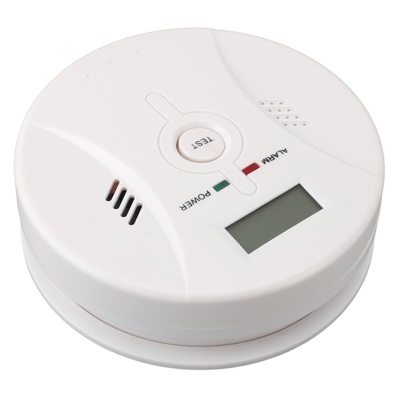 2 in 1 Smoke and CO Detector Sound Light Alarm