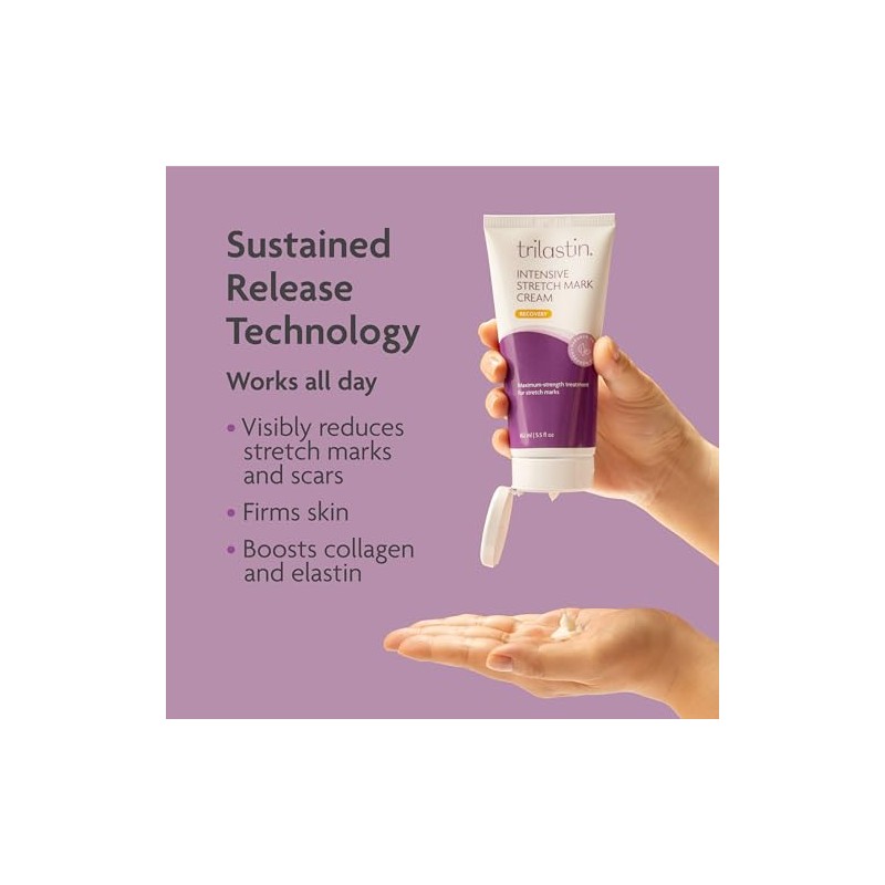 TriLASTIN-SR Maximum Strength Stretch Mark Cream - 5.5oz by TriLASTIN