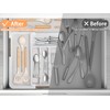 Spaclear Large Silverware Drawer Organizer Expandable Kitchen Utensil Organizer BPA