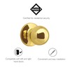 Design House 783191 Ball Knob, Polished Brass