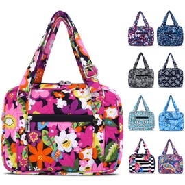 Lost Deer Bible Cover for Women with Adjustable Straps, Extra Large Study Bible Carrying Case Bag with Zip Pocket, 11.3x8.3x2.7 Inches