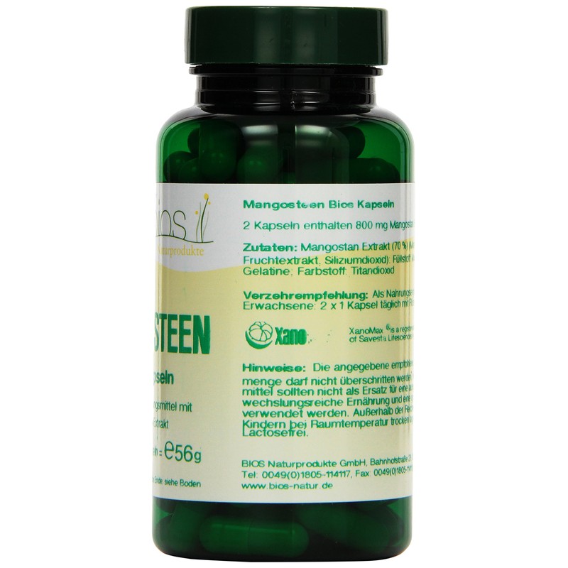 Bios Mangosteen 100 Capsules 56 g