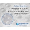 Toniamo Shower Mat 53 x 53 cm Transparent | Non-Slip
