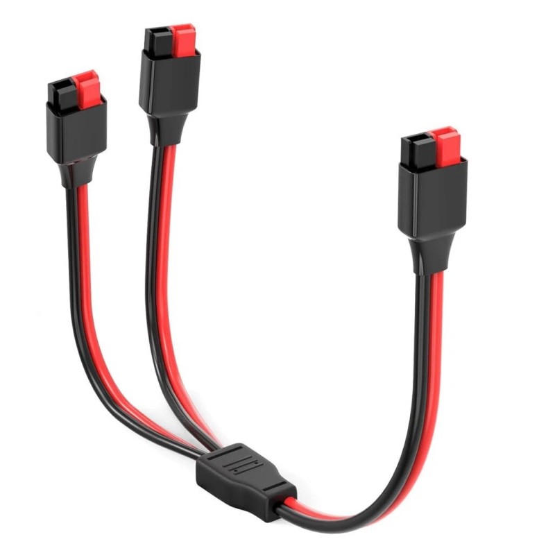 N/A Anderson Style Universal DC Power "Y" Connector 30A Cable