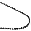 TruTi Black Titanium 3MM Bead Link Necklace Chain 32"