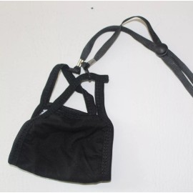 Unbranded 4 pcs Extender Cap Cord Mask Strap Holder Adjustable Lanyard Face Mask Black