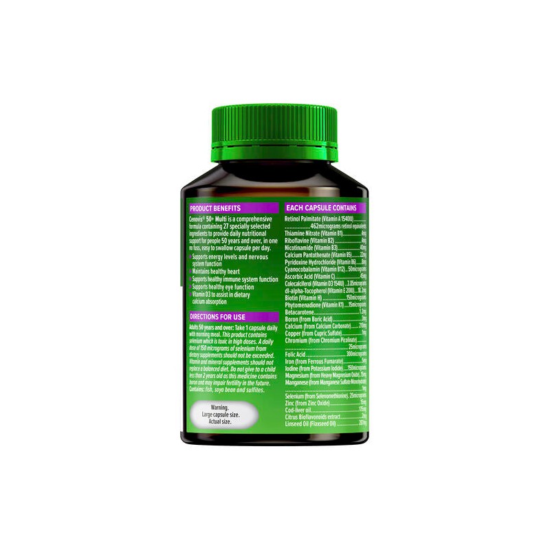 Cenovis 50+ Once Daily Multi 50 Capsules