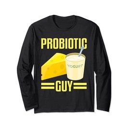 Lustiges Probiotisches Kerl Outfit Probiotika Trinken Darm Gesundheit Männer Langarmshirt