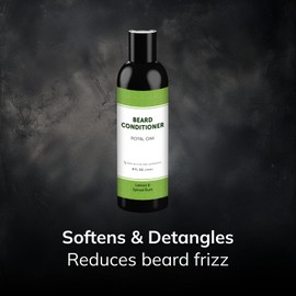 Detroit Grooming Co. Beard Conditioner for Men with Argan Oil & Cocoa Seed Butter - Softener, Detangler, Hydrating Conditioner & Face Moisturizer | 8 oz (Royal Oak)