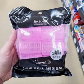 6 medium hair rollers / 헤어롤 중형 6개