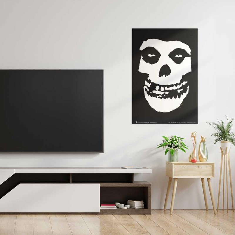 The Misfits (Skull, No Text) Music Poster Print Poster Poster