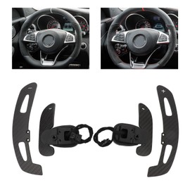 Steering Wheel Paddle, Extended Shifter Trim Cover, Compatible with W176 A45S W177 V177 C43 C63 C63S W205 C205, Interior Decoration Accessories