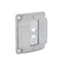 Raco 808U Raised Square Cover with Exposed Work 1 GFCI