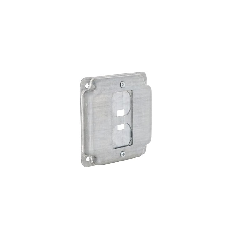 Raco 808U Raised Square Cover with Exposed Work 1 GFCI