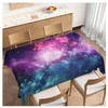 Beabes Decorative Rectangle Tablecloth 52"X70" Galaxy Space, Cosmic Universe Nebula