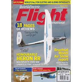 QUIET AND ELECTRIC FLIGHT INTERNATIONAL MAGAZINE UK AUGUST 2015.
