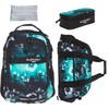 RSMR 4-Piece Set Backpack Boys School Backpack Elephant Signature 12770