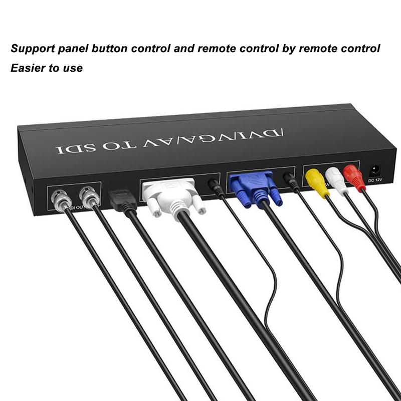 Multi Video Format to SDI Converter HD 3G SDI 1080P60
