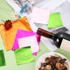 MECCANIXITY Silver Foil Candy Wrappers 100 Sheets 4 Inch Chocolate