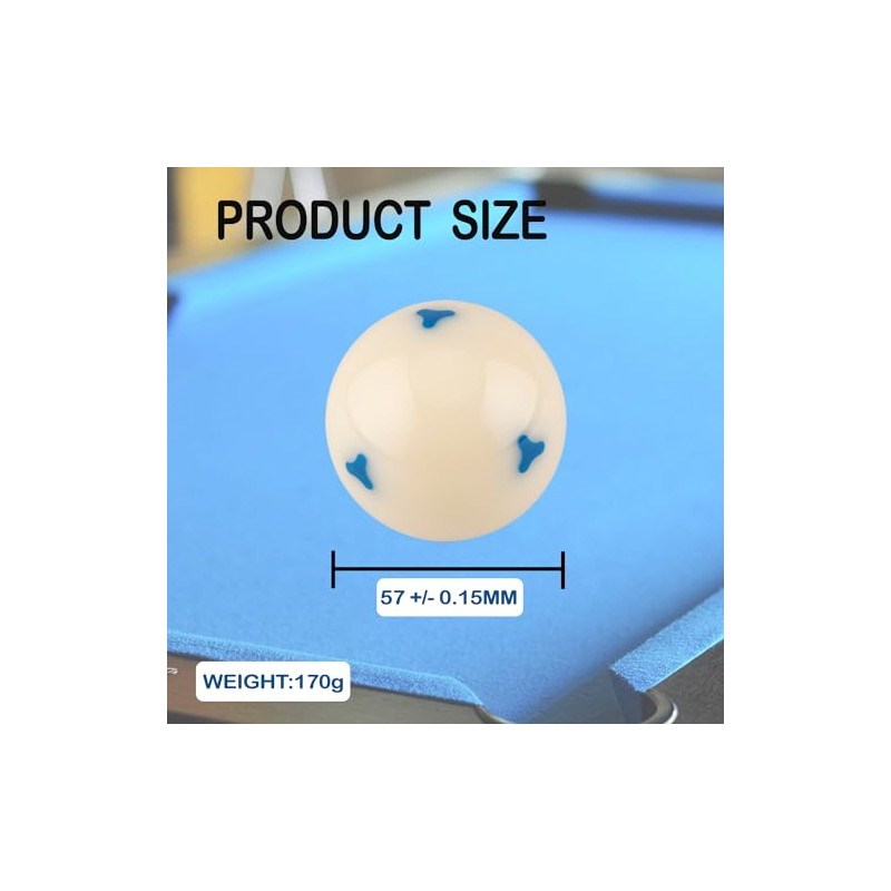 Sinsilvie Blue Pool Ball 2 (Clover)