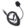 Lavalier Microphone, Omnidirectional Clip On Lapel Mic with Clips and
