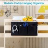 Loghot Bedside Caddy/Bedside Storage Bag Hanging Organizer for Bunk and