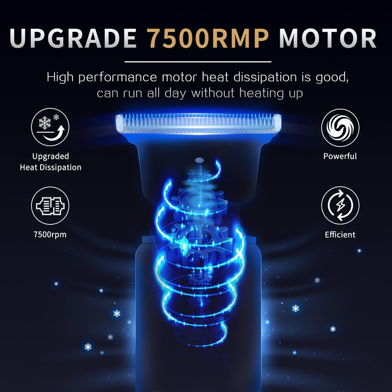 Ufree Professional Beard Trimmer for Men, Zero Gapped T-Blade Hair