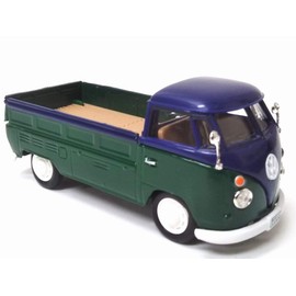 HONGWELL/Cararama 1/43 Diecast Model Mini Car VW Bus T1 Pickup Blue/Green