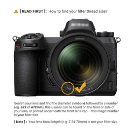 JJC 72mm ND Filter ND2-2000 VND Variable Neutral Density Fader for Sigma 18-35mm f1.8, Nikon Z 24-70mm f4 S, Sony FE 16-35mm f4, Canon EF 35mm f1.4L II USM Lens & Other Lenses with 72mm Filter Thread