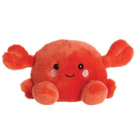 Aurora World Aurora 33680 Palm Pals Snippy Crab Plush Toy, Red, 13 cm