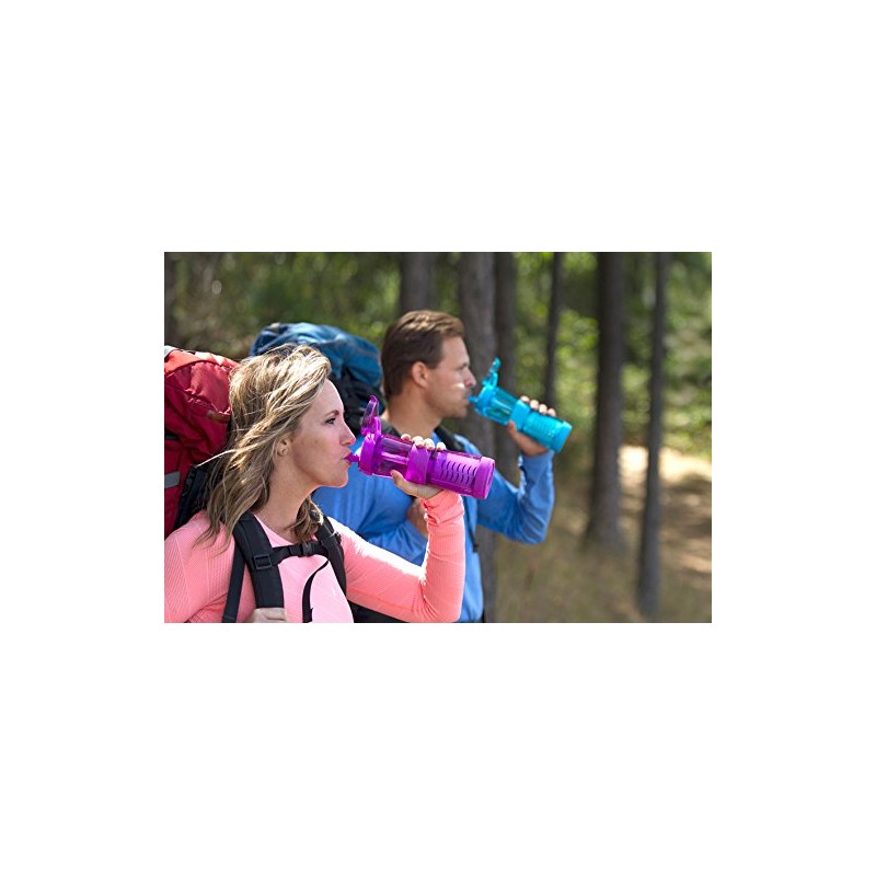 Sagan The Journey™ Water Bottle with Filter - Removes Bacteria,