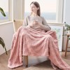 Wajade Fleece Throw Blanket, Fluffy Faux Fur Blanket for Bed