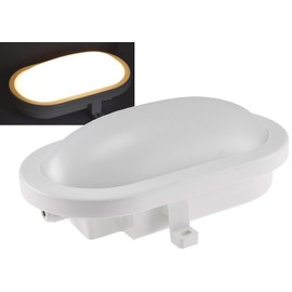 LED Oval Feuchtraumleuchte warmweiß 230V/12W 960lm