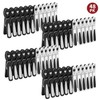 Vinsani Plastic Clothes Pegs 48 Piece Set Black and White