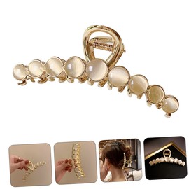 Baluue 1pc Simple Alloy Hair Clip Cat Eye Fashion Hair Accessory for Women for Everyday Use and Special Occasions Versatile Styling Tool