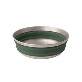 Sea to Summit Detour Stainless Steel Collapsible Bowl, Medium (22 fl oz), Laurel Wreath Green