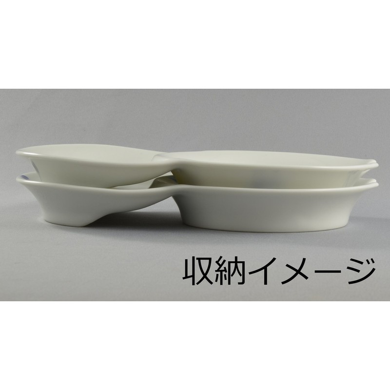 Toyo Ceramics ID-59-01 Arita Ware Healthy 2-Piece Serving Plate, Kitten