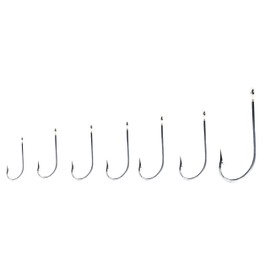 Mustad 3407 Classic O'Shaughnessy Forged Hook 1/0 to 8/0 100 Pack Hooks Original Mustad J Hook (3407 1/0 100 Pack)